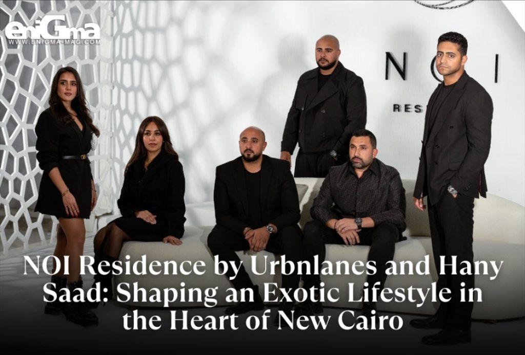 NOI Residence, a premier residential compound in New Cairo’s Golden Square, developed in collaboration with Hany Saad Innovation and Okoplan.